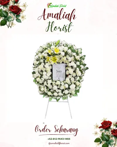 Krans Bunga Duka Cita di Gebangkerep