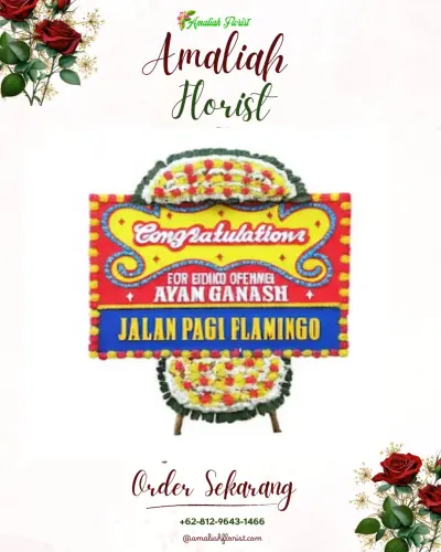 Bunga Papan Congratulation di Gebangkerep